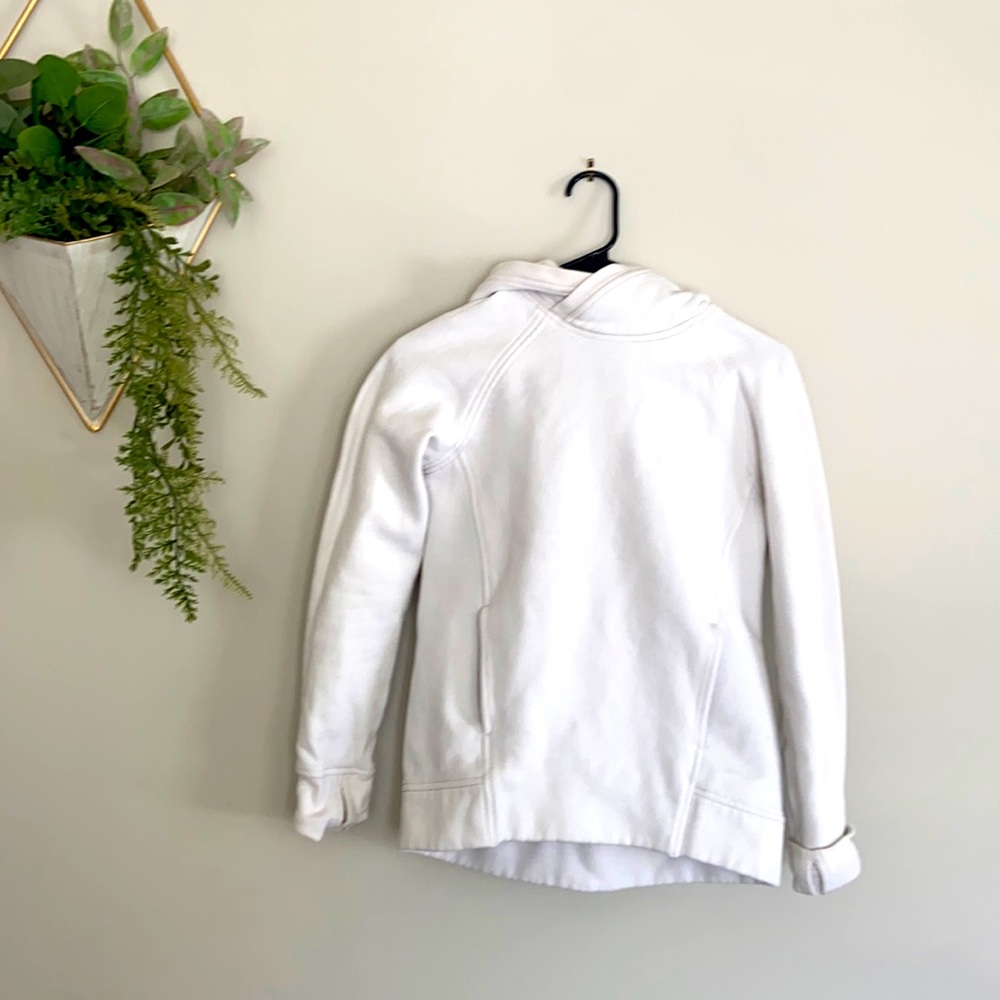 white lululemon hoodie